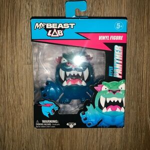 MrBeast Lab Hyper Panther Action Figure - Blue and Pink